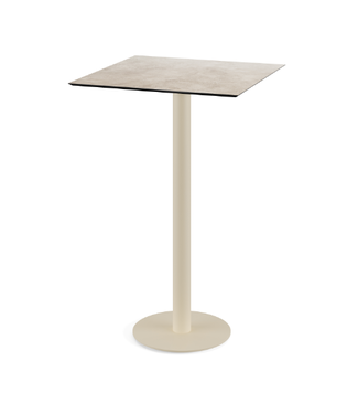 Feros Bartafel Urban | Moonstone tafelblad | Beige | Vierkant | 70x70cm