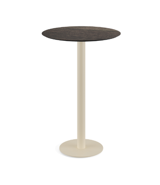 Feros Bartafel Urban | Riverwashed Wood tafelblad | Beige | Rond | Ø70cm