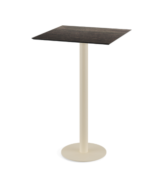 Feros Bartafel Urban | Riverwashed Wood tafelblad | Beige | Vierkant | 70x70cm
