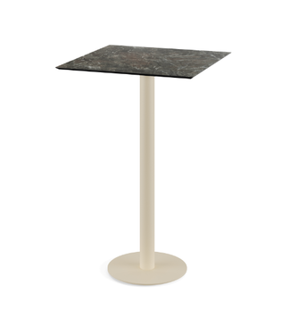 Feros Bartafel Urban | Galaxy Marble tafelblad | Beige | Vierkant | 70x70cm