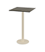 Feros Bartafel Urban | Midnight Marble tafelblad | Beige | Vierkant | 70x70cm