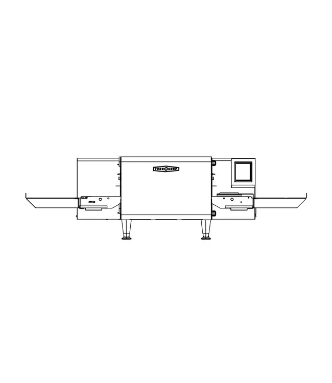 Lopende band oven TurboChef HhC 1618 36"ONE Touch single/ventless | Stapelbaar