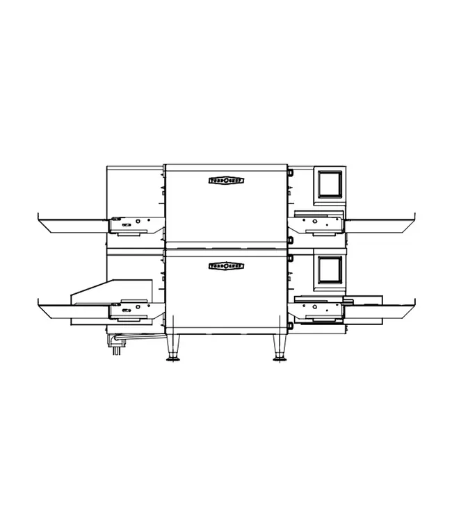 Lopende band oven TurboChef HhC 1618 36"ONE Touch single/ventless | Stapelbaar