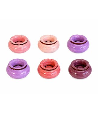 Terrasasbakken Mykonos Dolomiet - Set van 6 stuks - 13,5x7cm