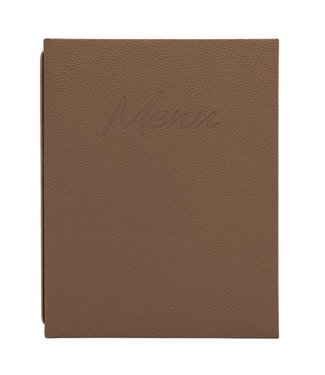 Securit Menukaart | A4 | Signature | Bruin