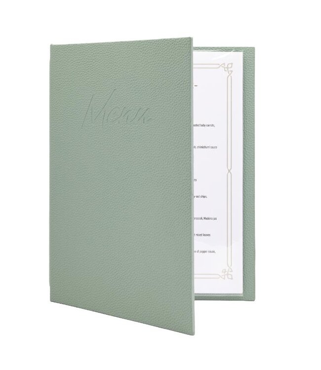 Menukaart | A4 | Signature | Groen