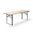 Inklapbare biertafel Fiesta | Brouwerij kwaliteit | 220x80x78cm | Groen/Hout