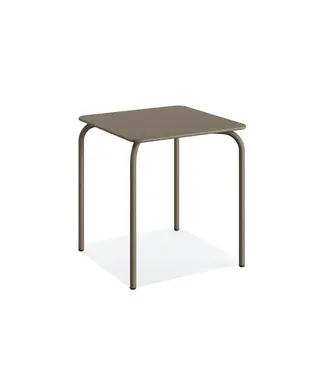 Feros Terrastafel Olly | Vierkant | 70x70cm | Cappuccino
