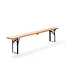 Feros Inklapbare bierbank Fiesta | Brouwerij kwaliteit | 220x25x48cm | Groen/Hout