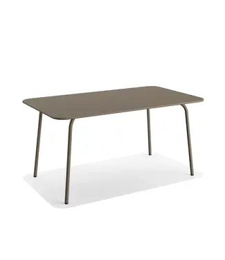 Feros Terrastafel Shine | Rechthoekig | 160x90cm | Cappuccino