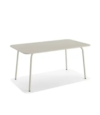 Feros Terrastafel Shine | Rechthoekig | 160x90cm | Zandkleurig