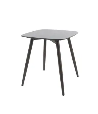 Feros Terrastafel Pedro | Vierkant | 70x70cm | Wengé-Zwart Ceramic