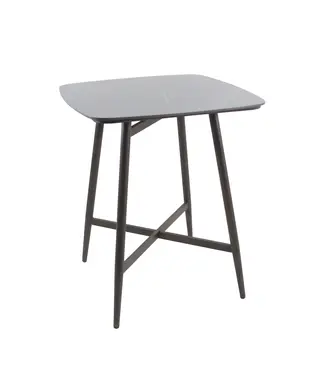 Feros Bartafel Pedro | Vierkant | 90x90cm | Wengé-Zwart Ceramic