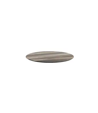 Feros Tafelblad | HPL | Rond | Tropical Wood houtlook | Ø70cm
