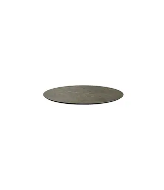 Feros Tafelblad | HPL | Rond | Midnight Marble marmerlook | Ø70cm