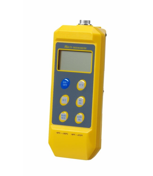 Thermometer met stiftsonde - schokbestendig - van -50°C tot 300°C