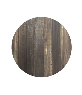 Feros Tafelblad | HPL | Rond | Tropical Wood houtlook | Ø120cm