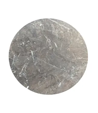 Feros Tafelblad | HPL | Rond | Galaxy Marble marmerlook | Ø120cm