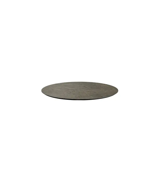 Tafelblad | HPL | Rond | Midnight Marble marmerlook | Ø120cm