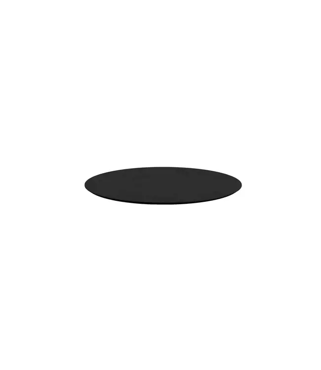Tafelblad | HPL | Rond | Zwart | Ø70cm