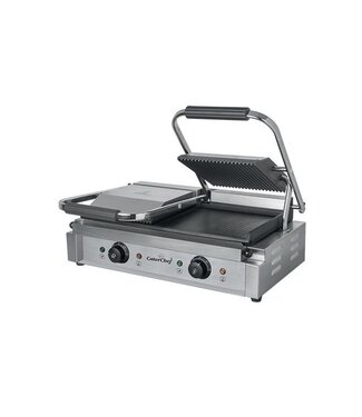 CaterChef Contactgrill duetto | compact | onder glad | 3,6kW | (H)21x(B)57x(D)40