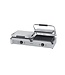 CaterChef Contactgrill duetto | grande | geribbeld | 4,4kW | (H)21x(B)84x(D)40