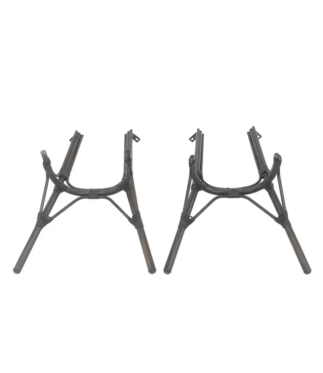 Tafelonderstel Latin | Laag | Voor 70cm tafelbladen | Donker bruin