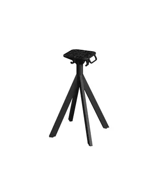 Feros Tafelonderstel Infinity | Laag | Inklapbaar | Voor 70cm tafelbladen | Zwart
