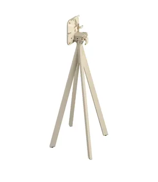 Feros Tafelonderstel Infinity | Hoog | Inklapbaar | Voor 70cm tafelbladen | Zand