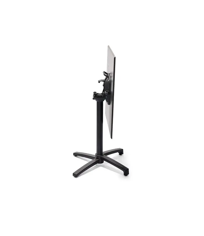 Tafelonderstel X Cross | Laag | Inklapbaar | Voor 70cm tafelbladen | Zwart