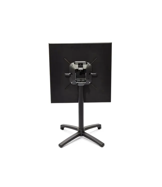 Tafelonderstel X Cross | Laag | Inklapbaar | Voor 70cm tafelbladen | Zwart