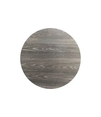 Feros Tafelblad | HPL | Rond | Riverwashed Wood houtlook | Ø70cm