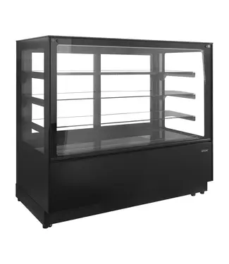 Tefcold Koelvitrine PDA3-CTF150B-1 | 3 Glazen planken | 680L | (H)136x(B)150x(D)75cm