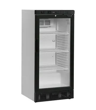 Tefcold Flessenkoelkast SCU1220 | Glazen deur | 210L | (H)131,5x(B)59,5x(D)64cm
