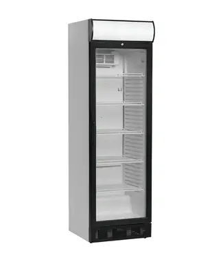 Tefcold Display flessenkoelkast SCU1375CP | Glazen deur | 372L | (H)198x(B)59,5x(D)64cm
