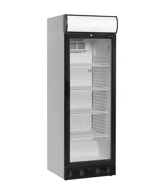 Tefcold Display flessenkoelkast SCU1280CP | Glazen deur | 290L | (H)177,5x(B)59,5x(D)64cm