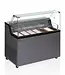 Display Schepijsvitrine MIRABELLA 6 | Voor 6x 5 liter ijsbakken | Antraciet