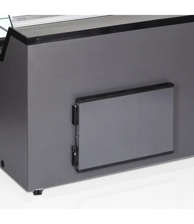 Display Schepijsvitrine MIRABELLA 6 | Voor 6x 5 liter ijsbakken | Antraciet