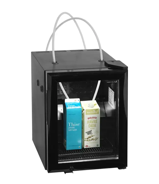 Melkkoeler BC30 MC met glazen deur | 22 Liter | Tafelmodel | Zwart
