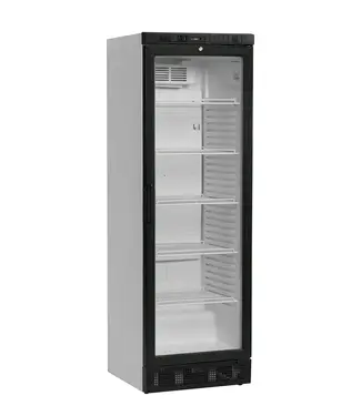 Tefcold Flessenkoelkast SCU1375 | Glazen deur | 372L | (H)184x(B)59,5x(D)64cm