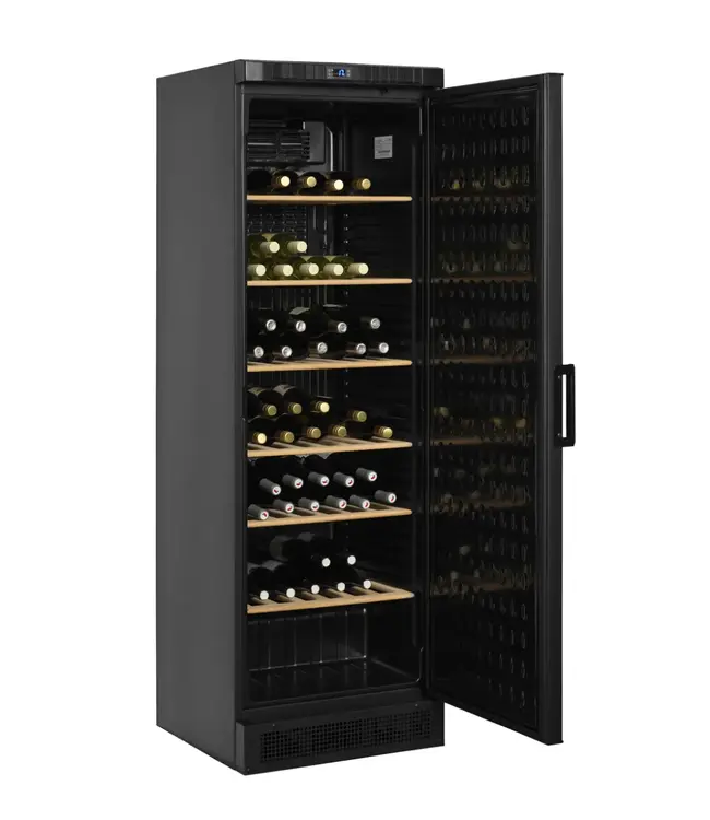 Wijnkoelkast CPP1380E | 372L | 1 Zone | 1-18°C | Dichte deur | Zwart