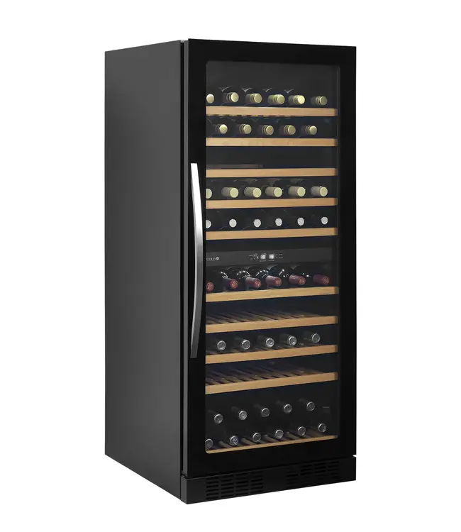 Wijnkoeler TFW300-2F | 270L | 2 Zones | 5-18°C | Met alarm | Zwart