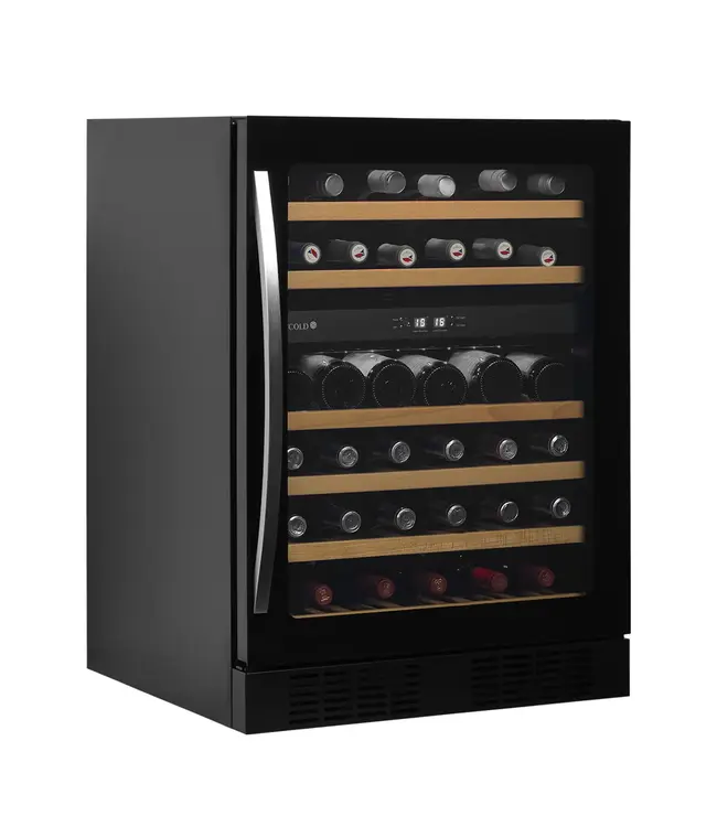 Wijnkoeler TFW200-2F | 155L | 2 Zones | 5-18°C | Met alarm | Zwart