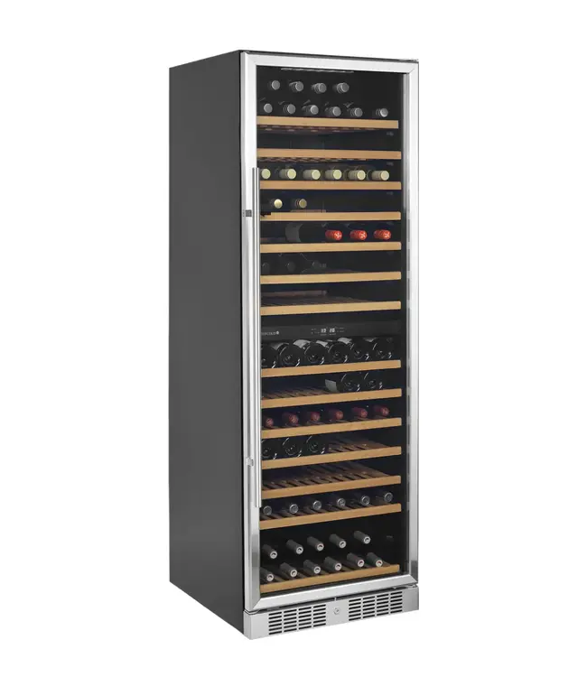 Wijnkoeler TFW400-2S | 416L | 2 Zones | 5-18°C | Met alarm | RVS