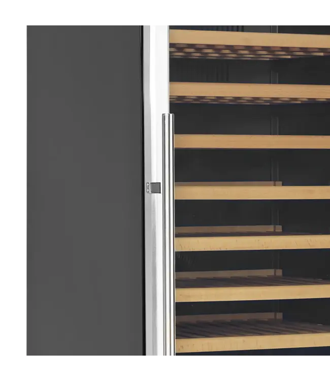 Wijnkoeler TFW400-2S | 416L | 2 Zones | 5-18°C | Met alarm | RVS