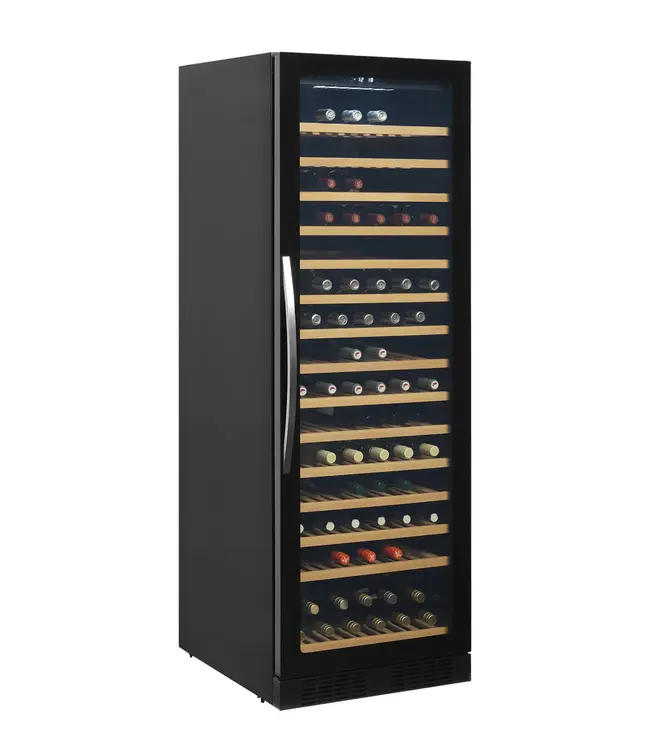Wijnkoeler TFW400-2F | 416L | 2 Zones | 5-18°C | Met alarm | Zwart