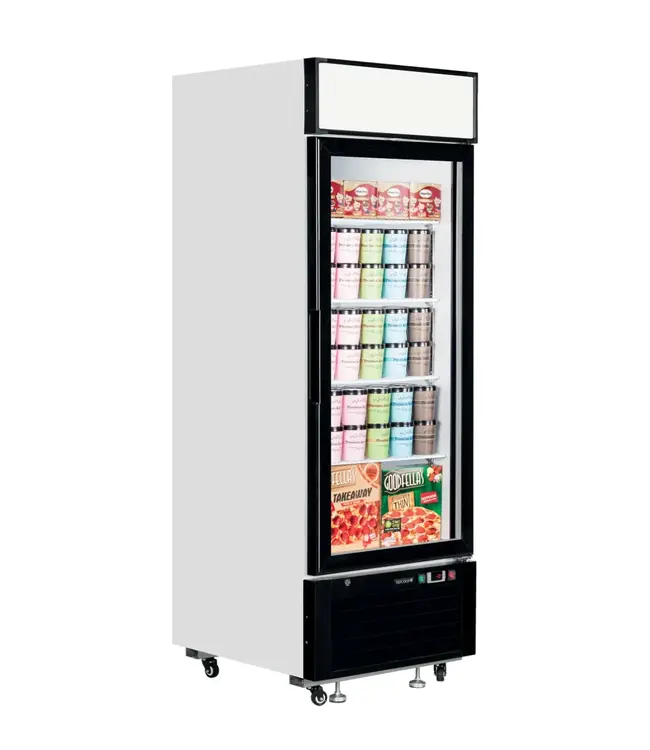 Display vrieskast LGF2500 | Glazen deur | 496L | (H)206,5x(B)68,5x(D)80,5cm
