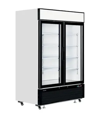 Tefcold Display vrieskast LGF5000 | 2 Glazen deuren | 1108L | (H)206,5x(B)138,2x(D)80,5cm