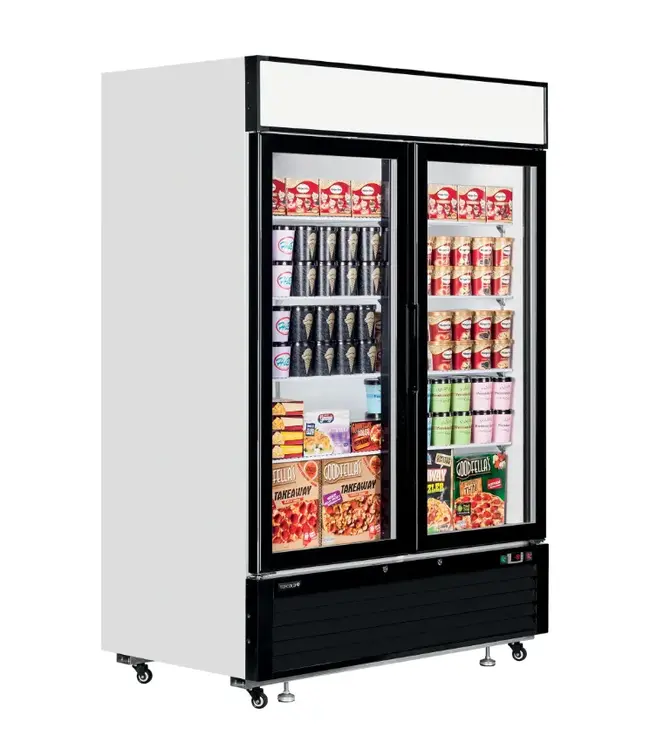 Display vrieskast LGF5000 | 2 Glazen deuren | 1108L | (H)206,5x(B)138,2x(D)80,5cm
