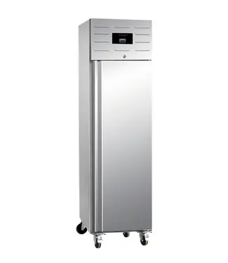 Tefcold RVS Vrieskast G-Line GUF50 | 1 Deur | 292L | 1/1GN | Met wielen